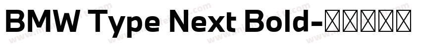BMW Type Next Bold字体转换